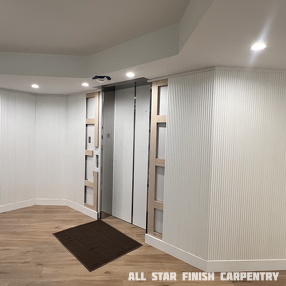 White Tom boards Installation 